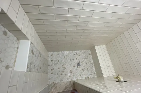 Custom shower tile installation in Polk County