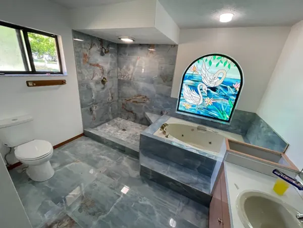 Completed home remodeling detail by Avellaneda Remodeling